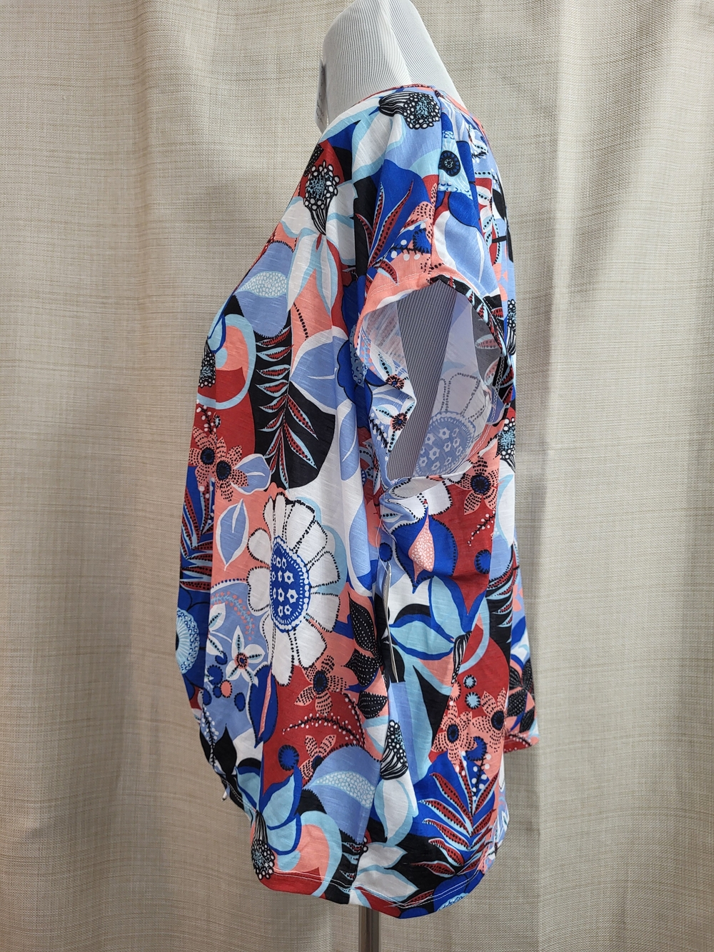 Juniper & Lime Women's Top Colorful Floral Print Sleeveless Tie Size XL New - Picture 2 of 12